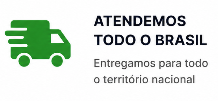 Atendemos todo Brasil